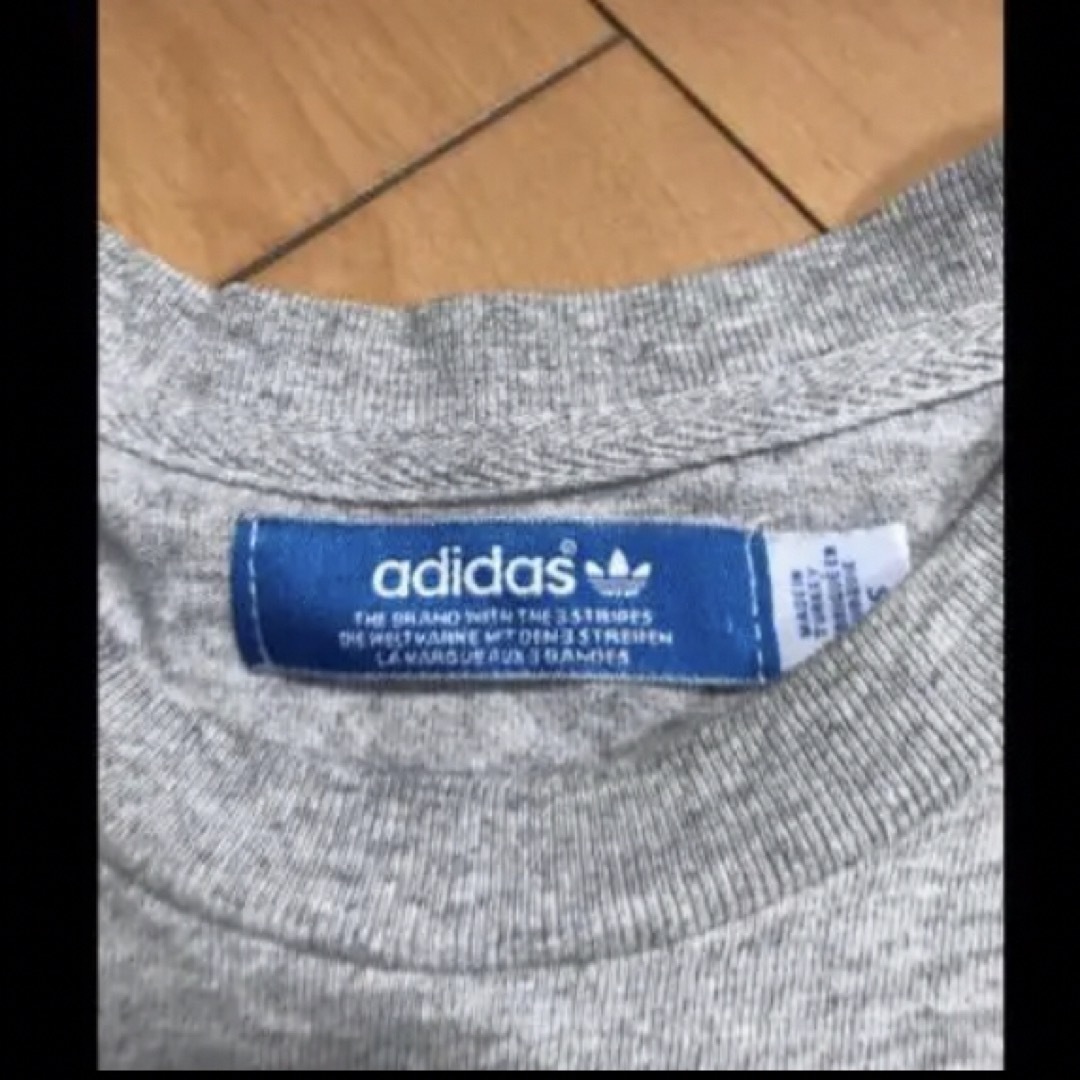 adidas(アディダス)のadidas TORISONグレーコットンT メンズのトップス(Tシャツ/カットソー(半袖/袖なし))の商品写真