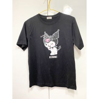 サンリオ(サンリオ)のサンリオ クロミ Tシャツ 黒 リボン ドット ウインク(Tシャツ(半袖/袖なし))