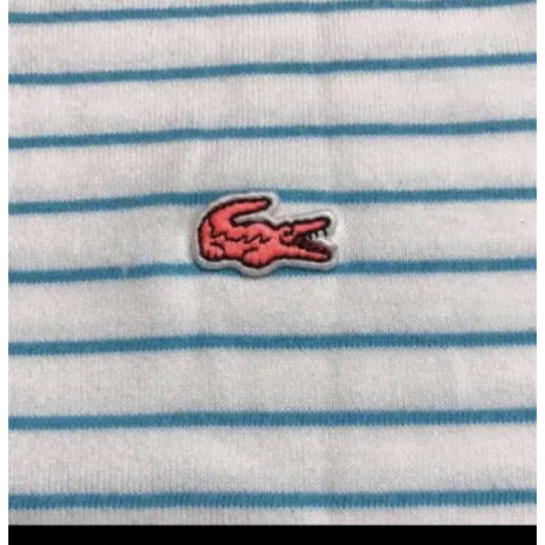 LACOSTE(ラコステ)のラコステブルーボーダーコットンT レディースのトップス(Tシャツ(半袖/袖なし))の商品写真