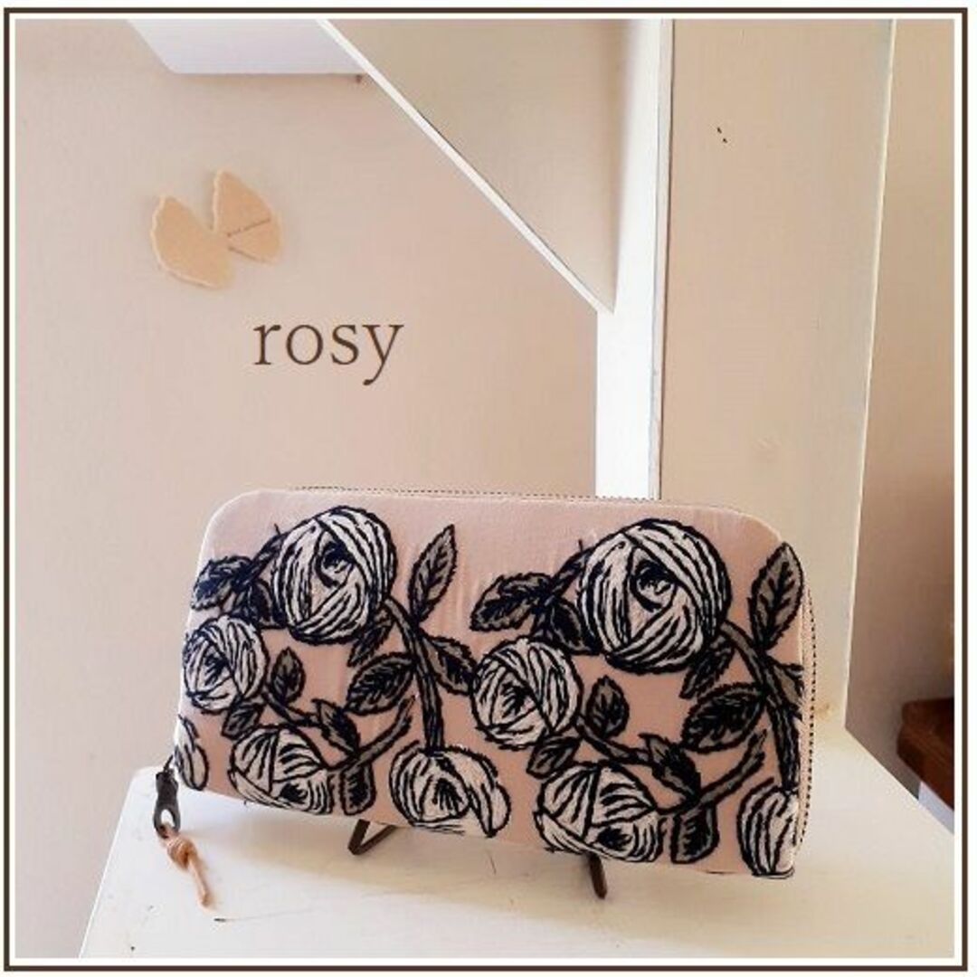 専用】⚮̈ rosy◇布製ロングウォレット - 財布