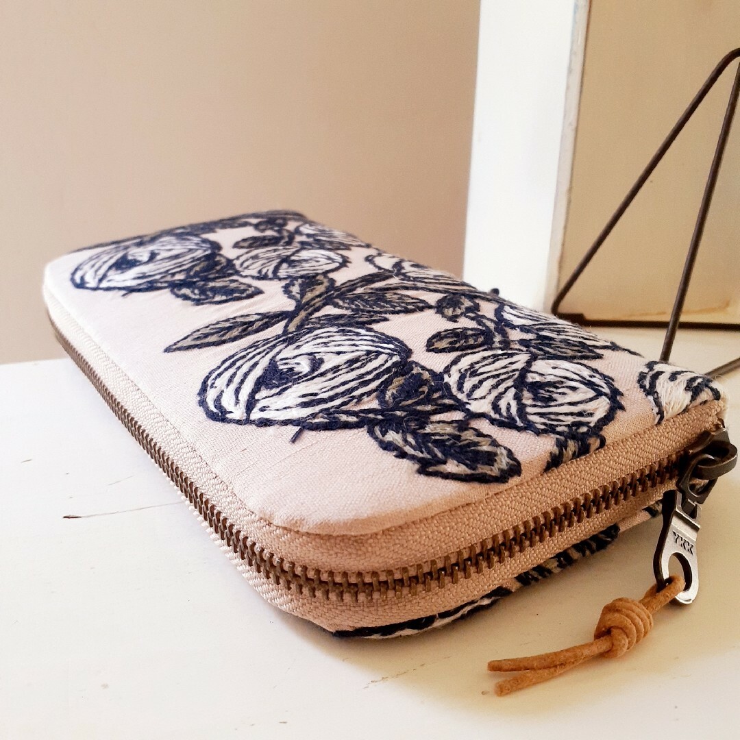 専用】⚮̈ rosy◇布製ロングウォレット - 財布