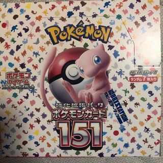 ポケモン　151 BOX シュリンクなし　ペリペリ付き　未サーチ