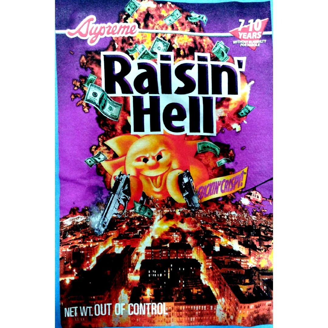 Supreme - 激レア 超希少 Supreme Raisin' Hell Tee Tシャツ Lの通販