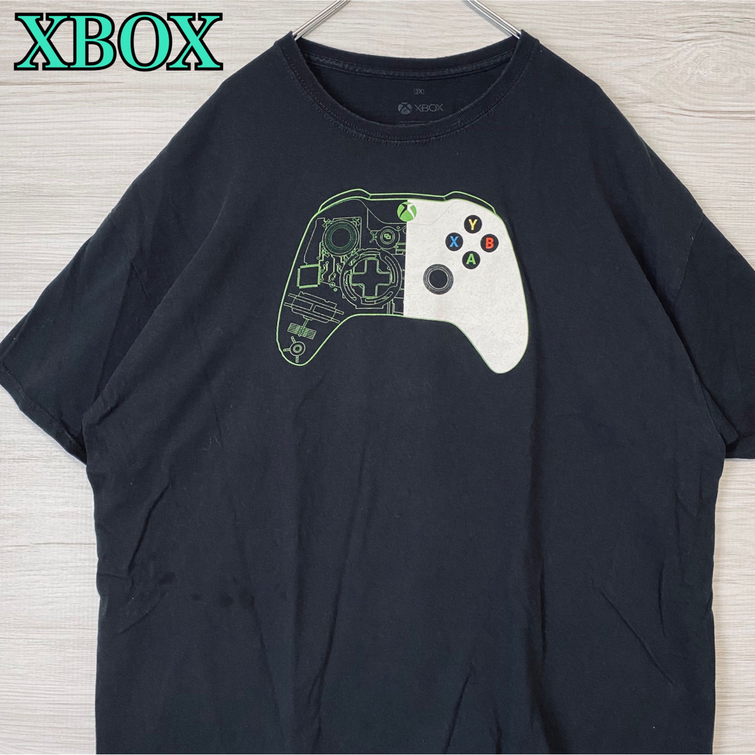 Xbox(エックスボックス)の【入手困難】XBOX エックスボックス　コントローラー　Tシャツ　2XLサイズ メンズのトップス(Tシャツ/カットソー(半袖/袖なし))の商品写真