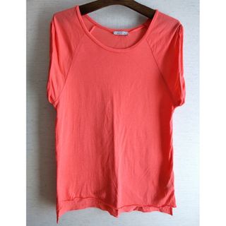 ザラ(ZARA)のZARA TRAFALUC　トップス ピンクオレンジ(Tシャツ(半袖/袖なし))