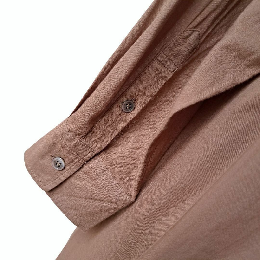 新品 SLOW_23KU 23区 ロングシャツ ワンピース ブラウン 40 L - シャツ