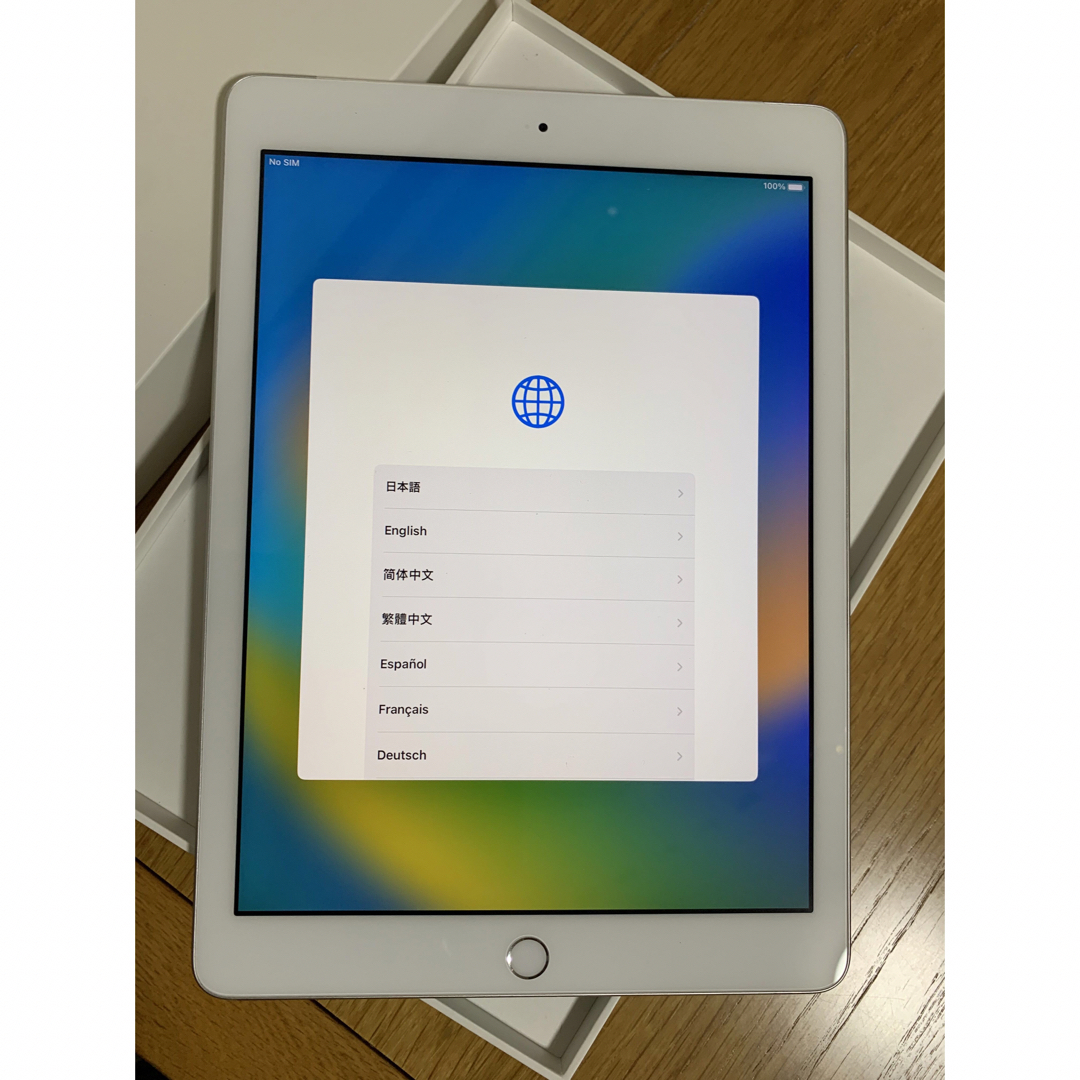 iPad 9.7インチ Wi-Fi+sim第6世代 128GB シルバー 4