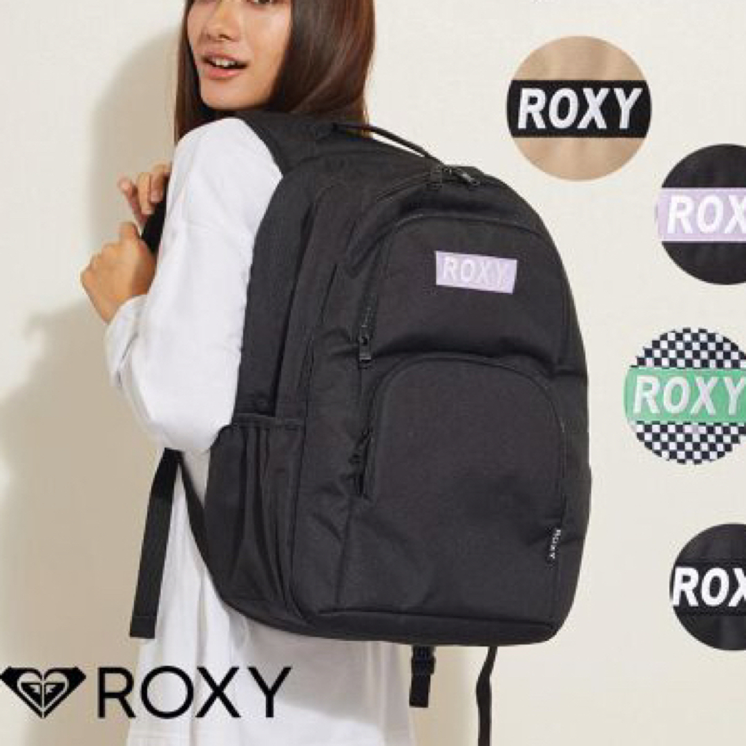 新品✨タグ付き♪Roxy リュック　バックパック　しろくろカラー