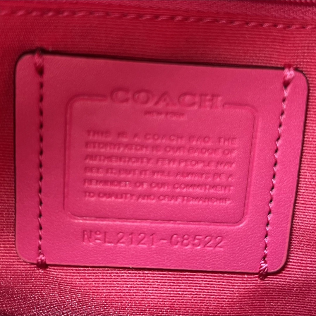 【新品】COACH コーチ バックパック シグネチャー カーキ ピンク