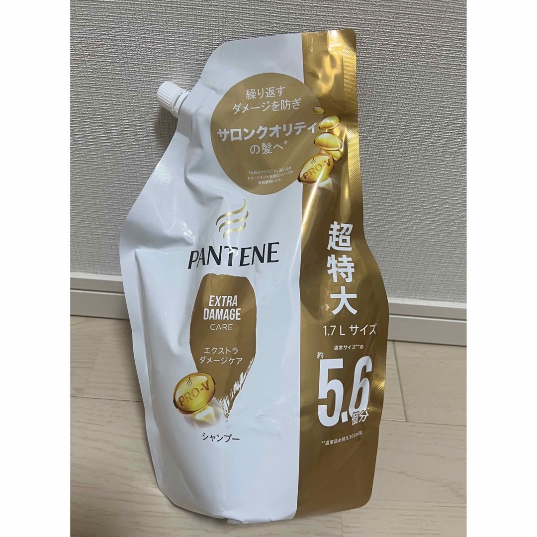 PANTENE(パンテーン)のパンテーン エクストラダメージケア シャンプー 詰替え 超特大(1700ml) コスメ/美容のヘアケア/スタイリング(シャンプー)の商品写真