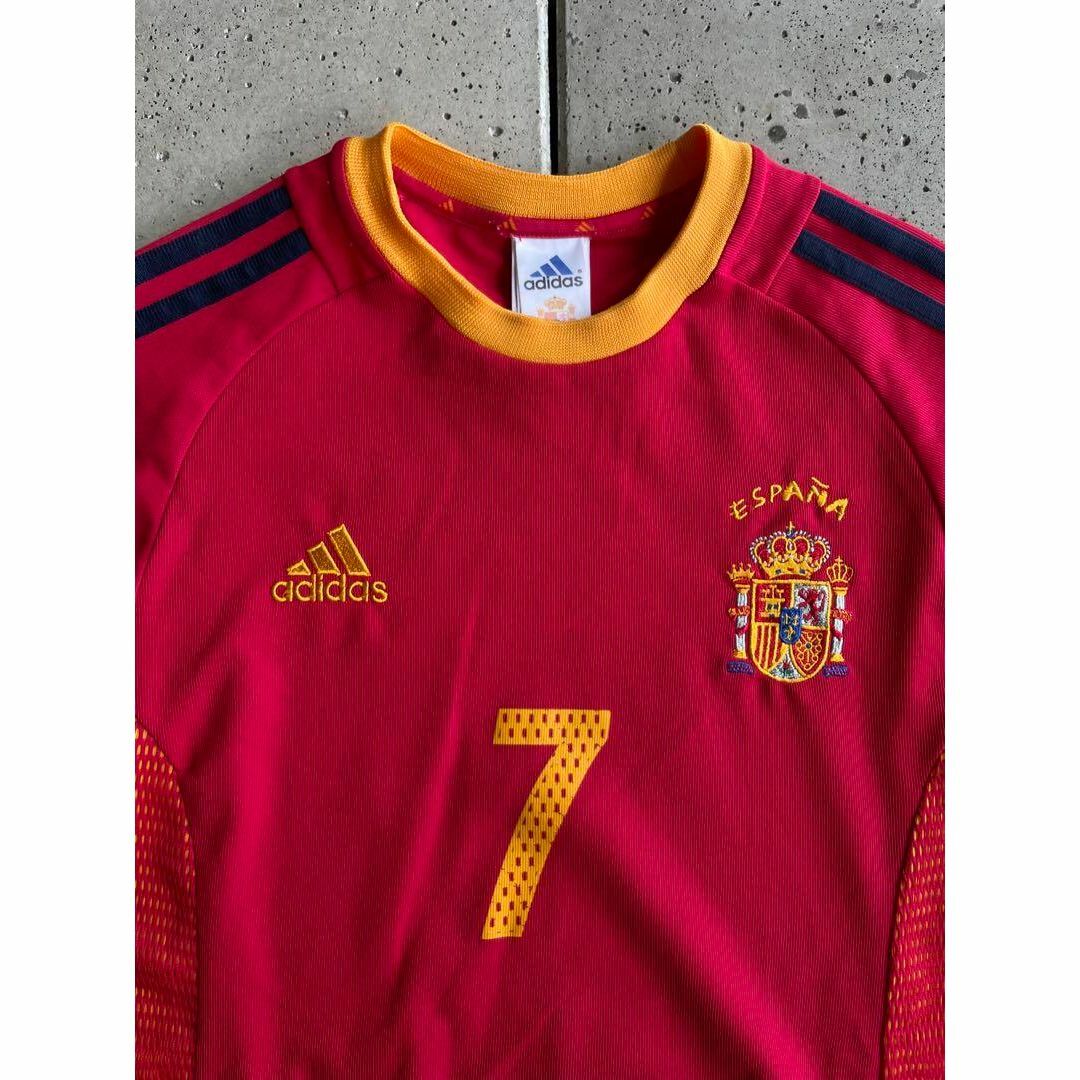 adidas(アディダス)のadidas スペイン代表 ラウール #7 サッカー ゲーム シャツ 2002 メンズのトップス(Tシャツ/カットソー(半袖/袖なし))の商品写真