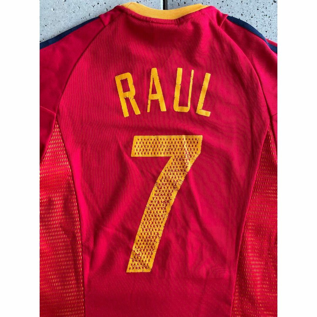 adidas(アディダス)のadidas スペイン代表 ラウール #7 サッカー ゲーム シャツ 2002 メンズのトップス(Tシャツ/カットソー(半袖/袖なし))の商品写真