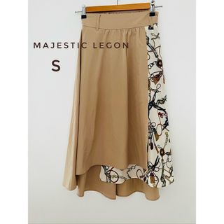 マジェスティックレゴン(MAJESTIC LEGON)の【夏SALE❤️】レトロ柄　ラップスカート  クラシック(ひざ丈スカート)