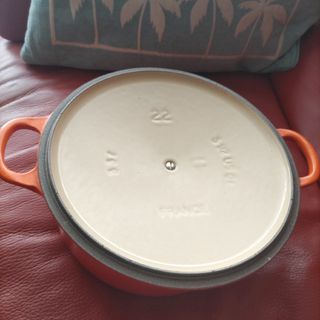 美品】LE CREUSET ココット オーバル ブライトブラック 27cm+stage01