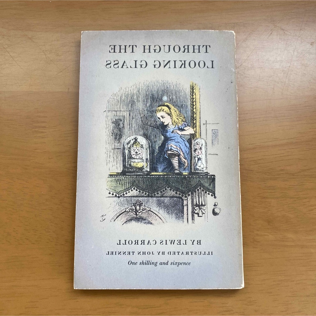 洋書 古書 鏡の国のアリス Though the Looking Glass