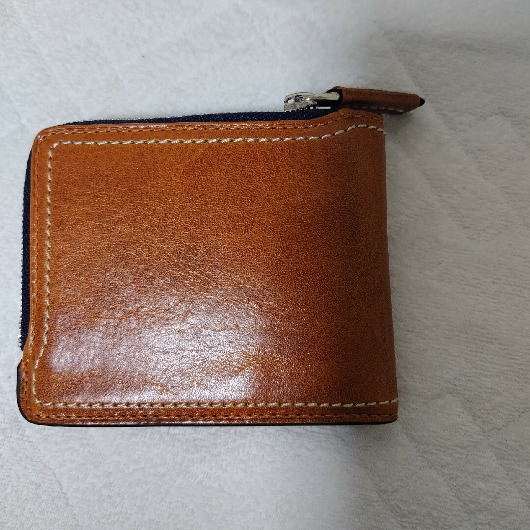 新品 タケオキクチ メンズ 二つ折り財布 キャメル www.krzysztofbialy.com