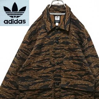 アディダス(adidas)の【匿名配送 送料無料】アディダス カモフラ 迷彩 柄 シャツ ジャケット(ブルゾン)