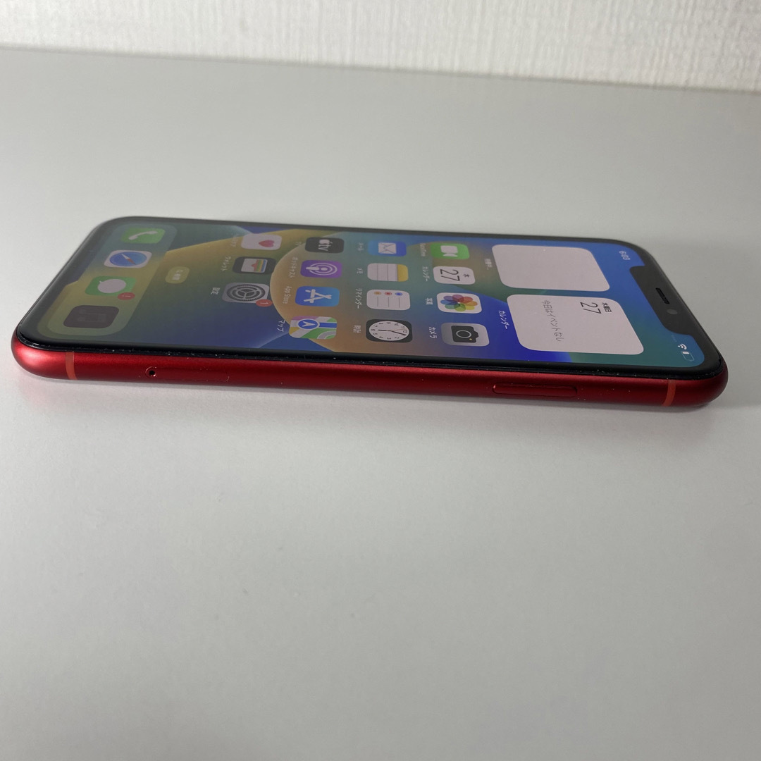 iPhone - iPhoneXR 128GB docomo simフリー レッド 中古 の通販 by