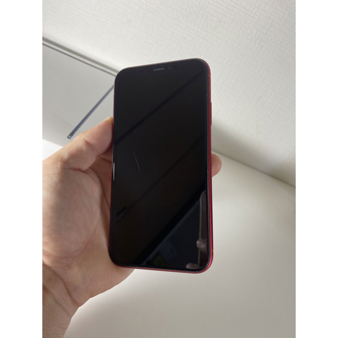 iPhone - iPhoneXR 128GB docomo simフリー レッド 中古 の通販 by