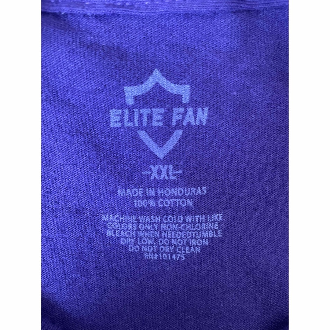 ELITE FAN  プリント半袖Tシャツ  ＸＸＬ　古着　アメリカ メンズのトップス(Tシャツ/カットソー(半袖/袖なし))の商品写真