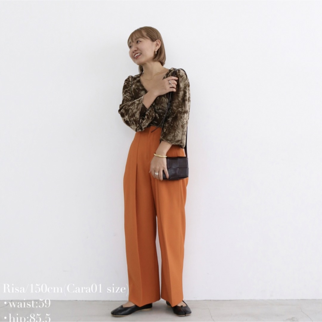 【Cara by Katrin TOKYO】back slit slacks