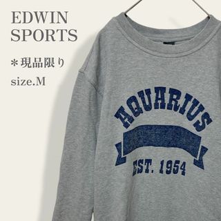 エドウィン(EDWIN)の【人気】　EDWIN スポーツ　ビックプリントスウェット　グラフィックトレーナー(パーカー)