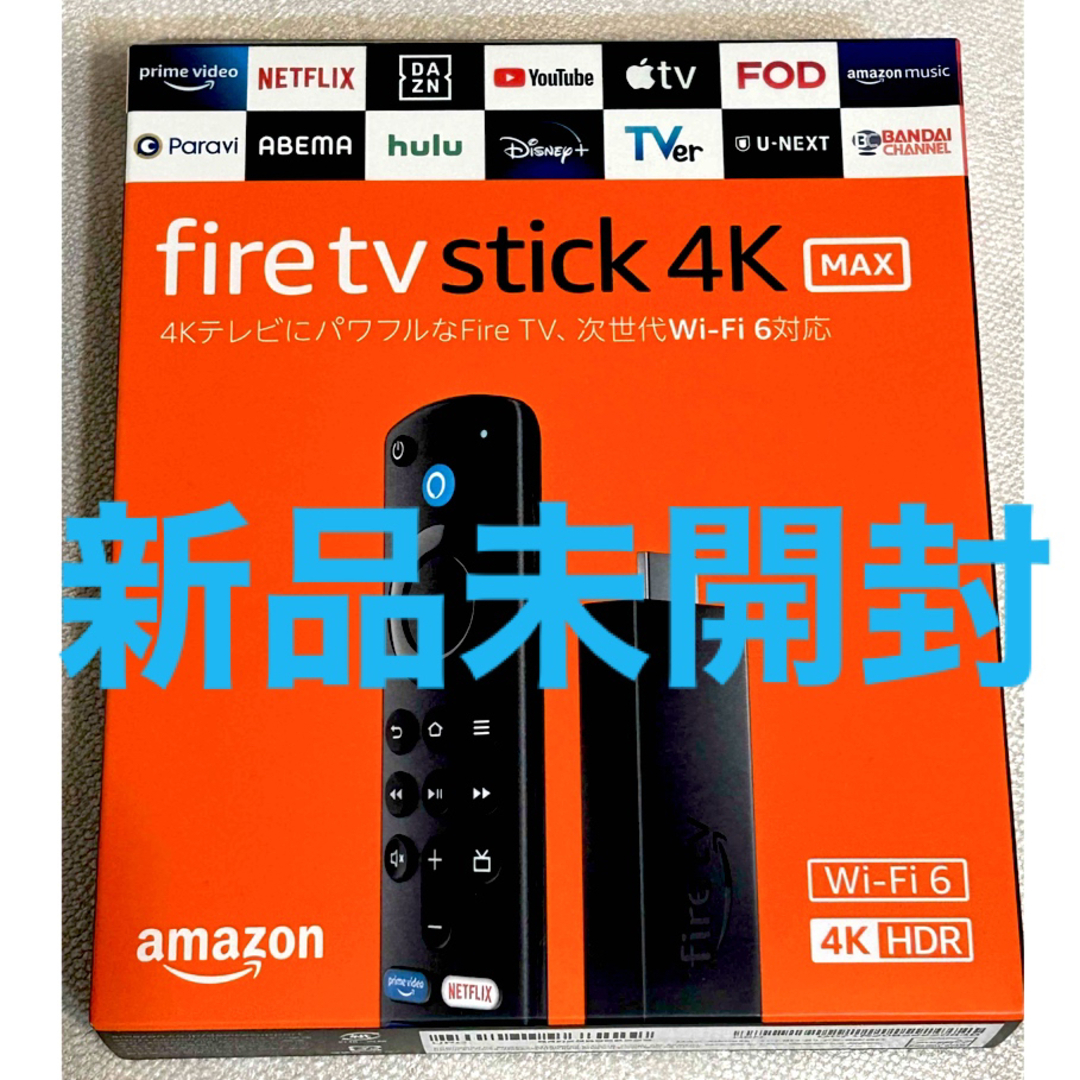 Amazon(アマゾン)の新品未開封　Amazon アマゾン　Fire TV Stick 4K Max スマホ/家電/カメラのテレビ/映像機器(映像用ケーブル)の商品写真