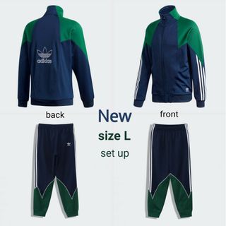 アディダス(adidas)の新品 L adidas originals ジャージ 上下 紺×緑(ジャージ)