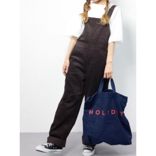 ウィゴー(WEGO)の新品♡WEGO  コーデュロイワイドサロペット オーバーオール(サロペット/オーバーオール)