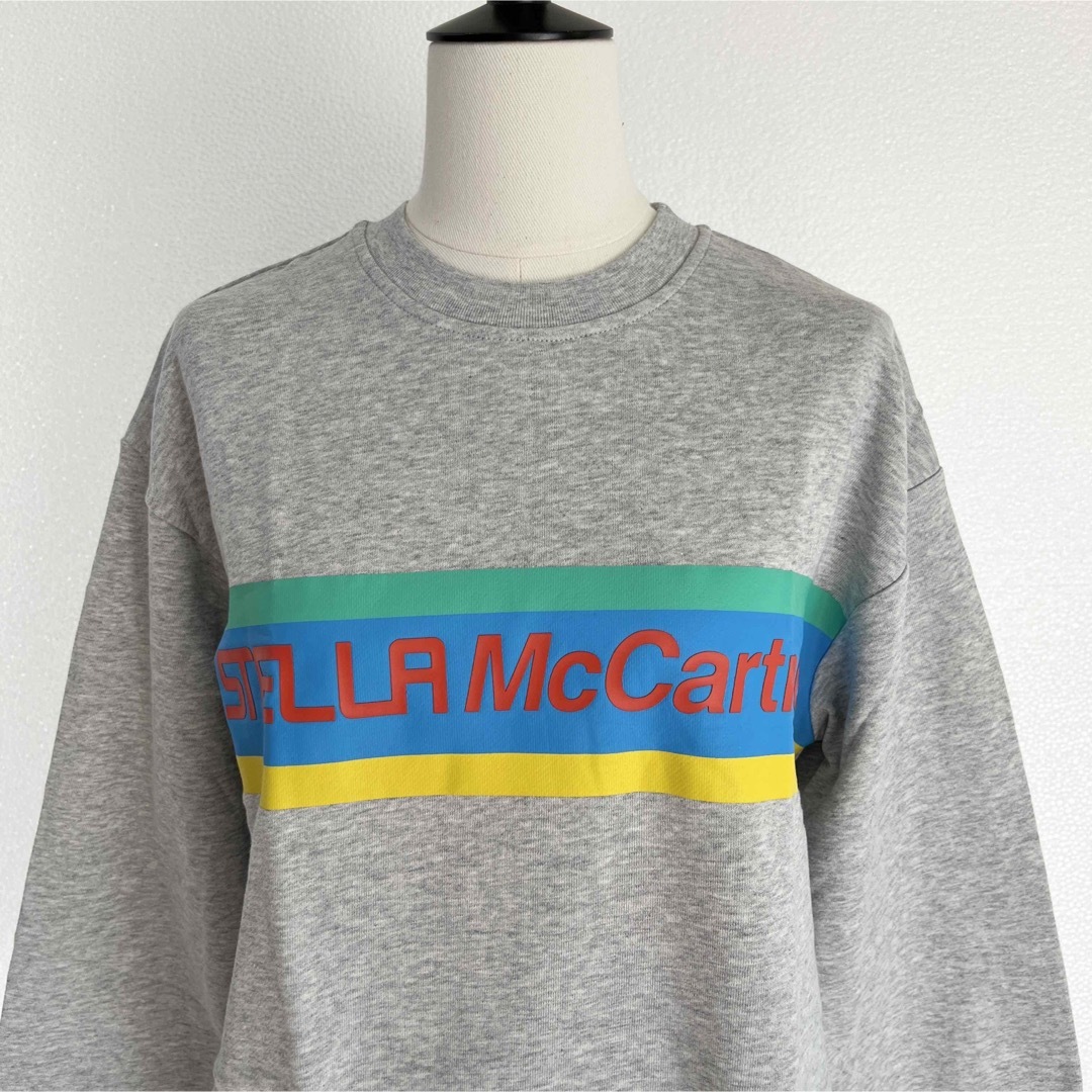 STELLA McCARTNEYステラマッカートニー ロゴ入りスウェット グレー