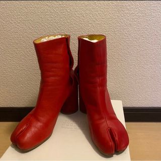 Maison Margiela ブーツ 36 1/2(23cm位) 赤系