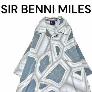 サーベニーマイルズ(SIR BENNY MILES)のサーベニーマイルズ★希少ビッグシルエット オープンカラーシャツ 総柄 半袖(シャツ)