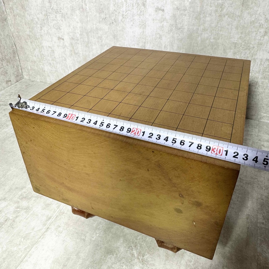 将棋セット 将棋盤 木製 脚付 へそあり 5.9寸 厚さ17.6㎝ 天上作 駒台