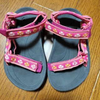 Teva - テバ　サンダル　キッズ　女の子　15センチ　ピンク