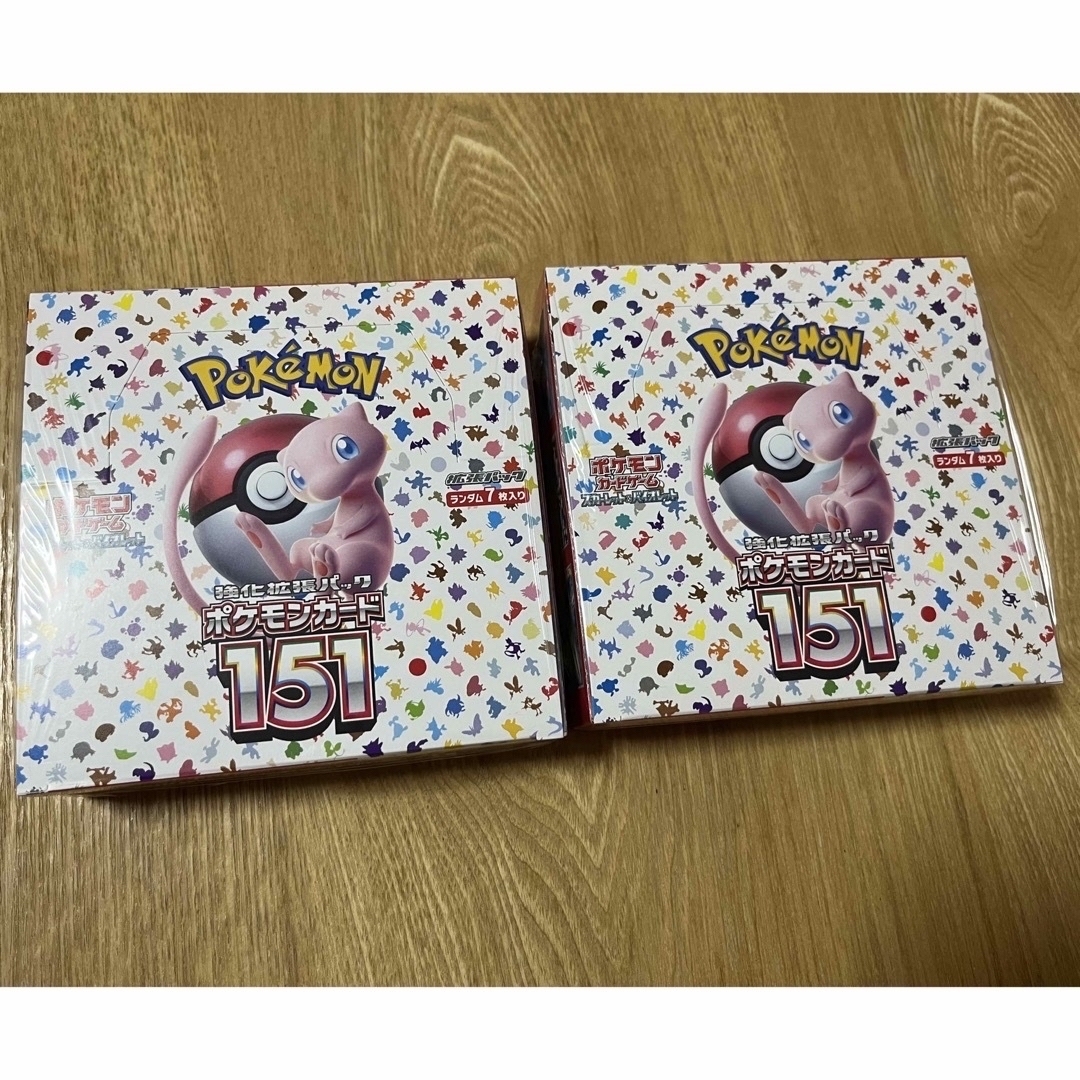 ポケモンカード 151 新品未開封 シュリンク付き2box