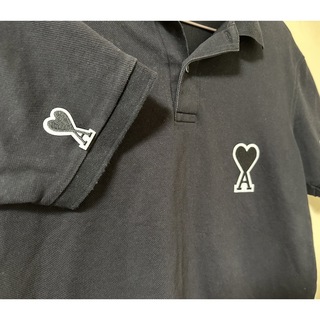ポロシャツ Tシャツ ワンポイント ワッペン アイロン 刺繍 ロゴ A ハート(ポロシャツ)