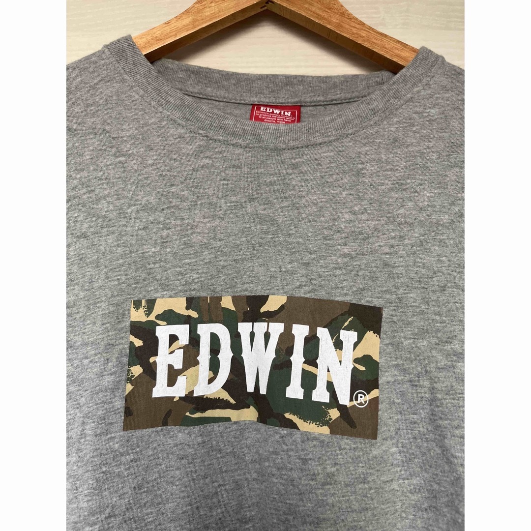 美品 EDWIN トップス Lサイズ  エドウィン Tシャツブランドロゴ