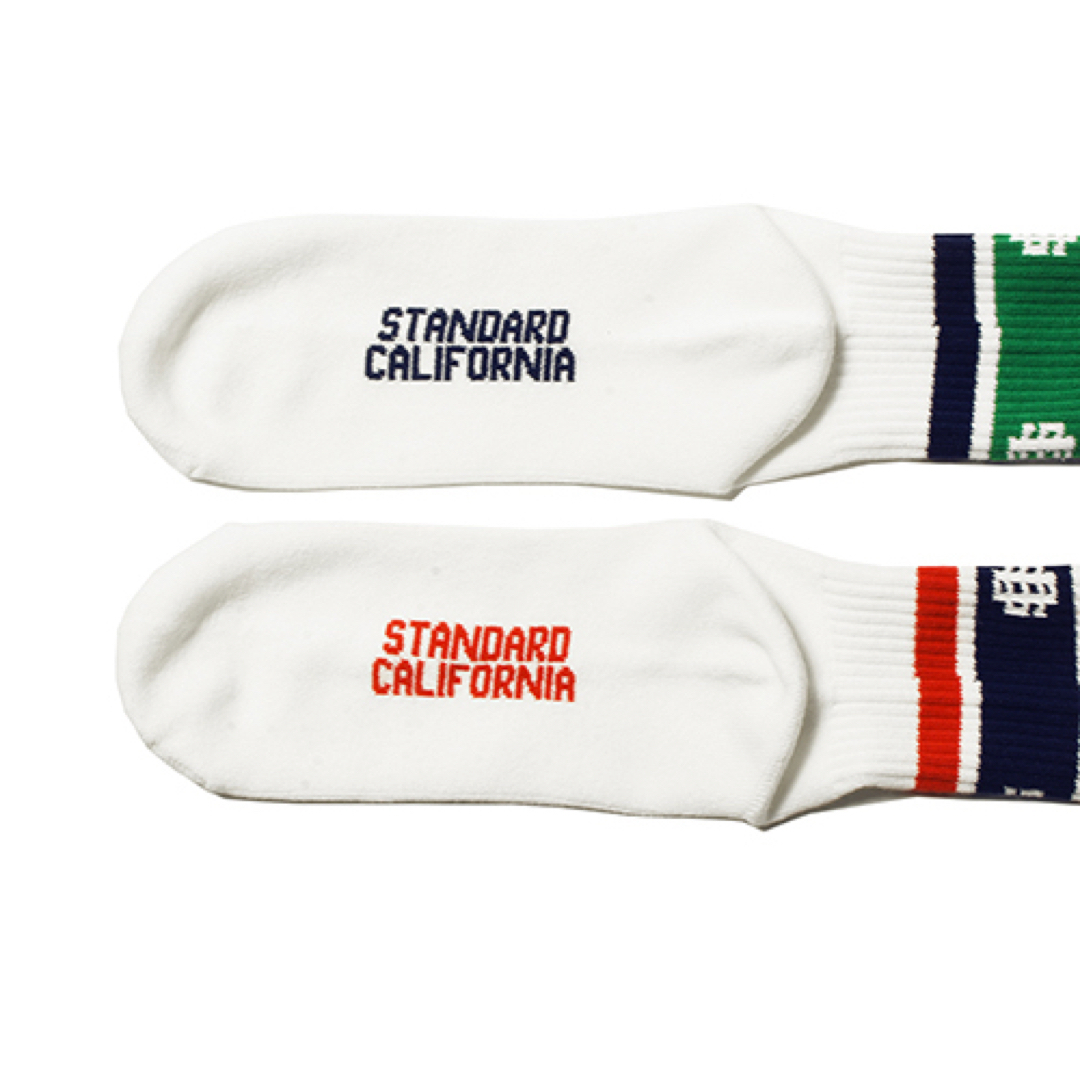 STANDARD CALIFORNIA(スタンダードカリフォルニア)のスタンダードカリフォルニア SD Sports Socks-2P キムタク メンズのレッグウェア(ソックス)の商品写真