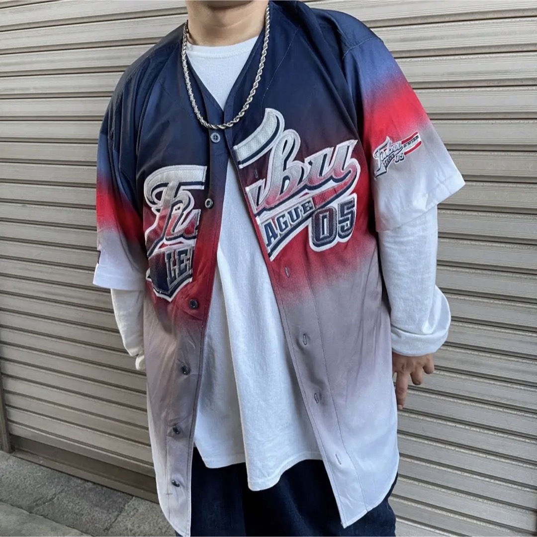 FUBU ベースボールシャツ ゲームシャツ bboy