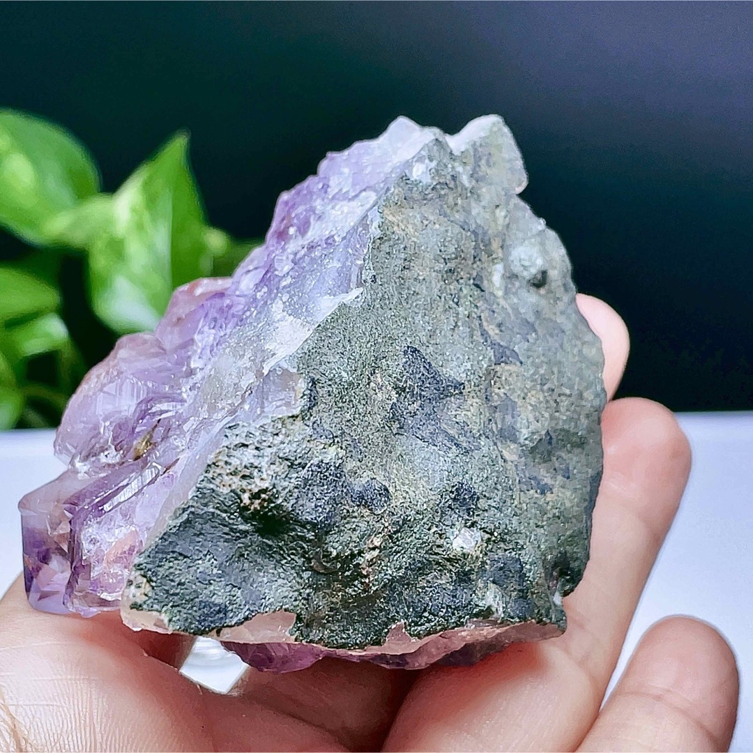 アメジスト クラスター 原石 鉱物標本 6 紫水晶 天然石 - 通販 - www