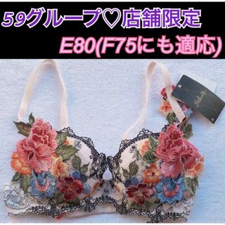 ワコール(Wacoal)のWacoal ワコール サルート59 店舗限定 ブラジャー単品 アイボリーE80(ブラ)