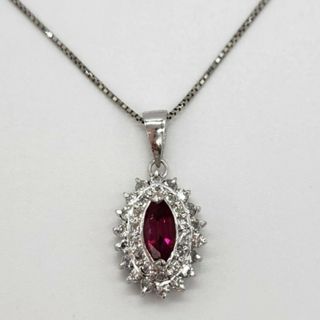 クラッシックな逸品!ルビーとダイヤモンドのネックレス
