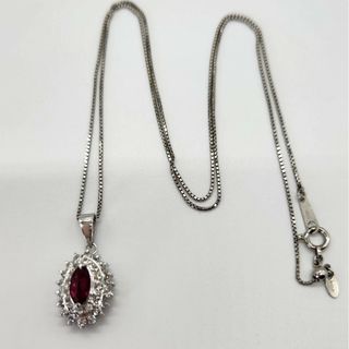 クラッシックな逸品!ルビーとダイヤモンドのネックレス
