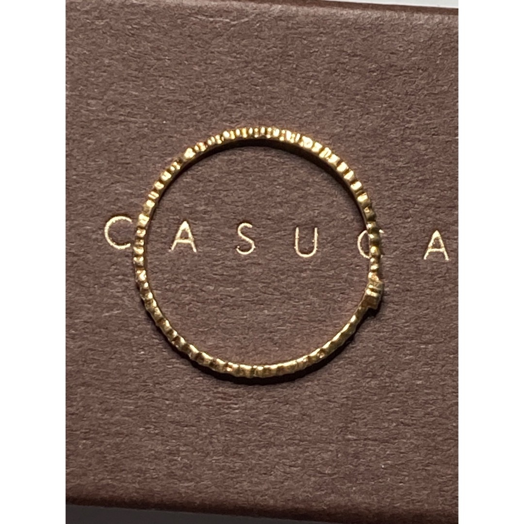 AHKAH(アーカー)の美品　CASUCA  coca 18K リング　ダイヤ　リング　カスカ　18金 レディースのアクセサリー(リング(指輪))の商品写真