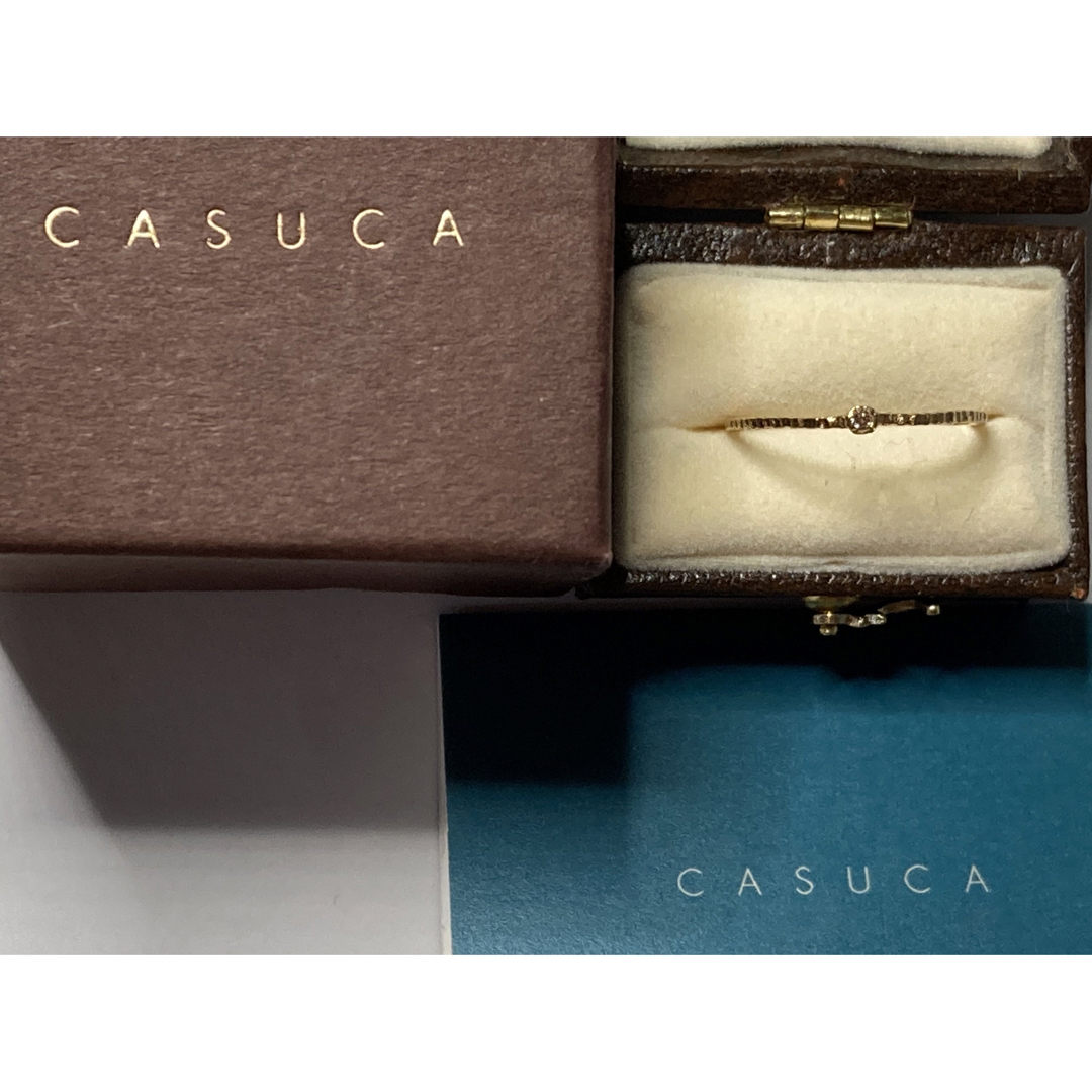 AHKAH(アーカー)の美品　CASUCA  coca 18K リング　ダイヤ　リング　カスカ　18金 レディースのアクセサリー(リング(指輪))の商品写真