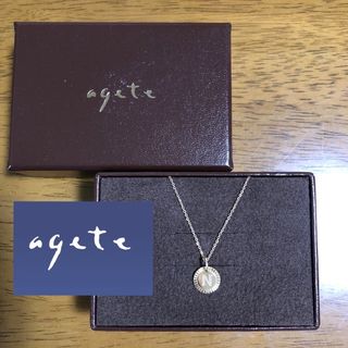 アガット agate イニシャル  ネックレス K k K10アガットの印字はございますか