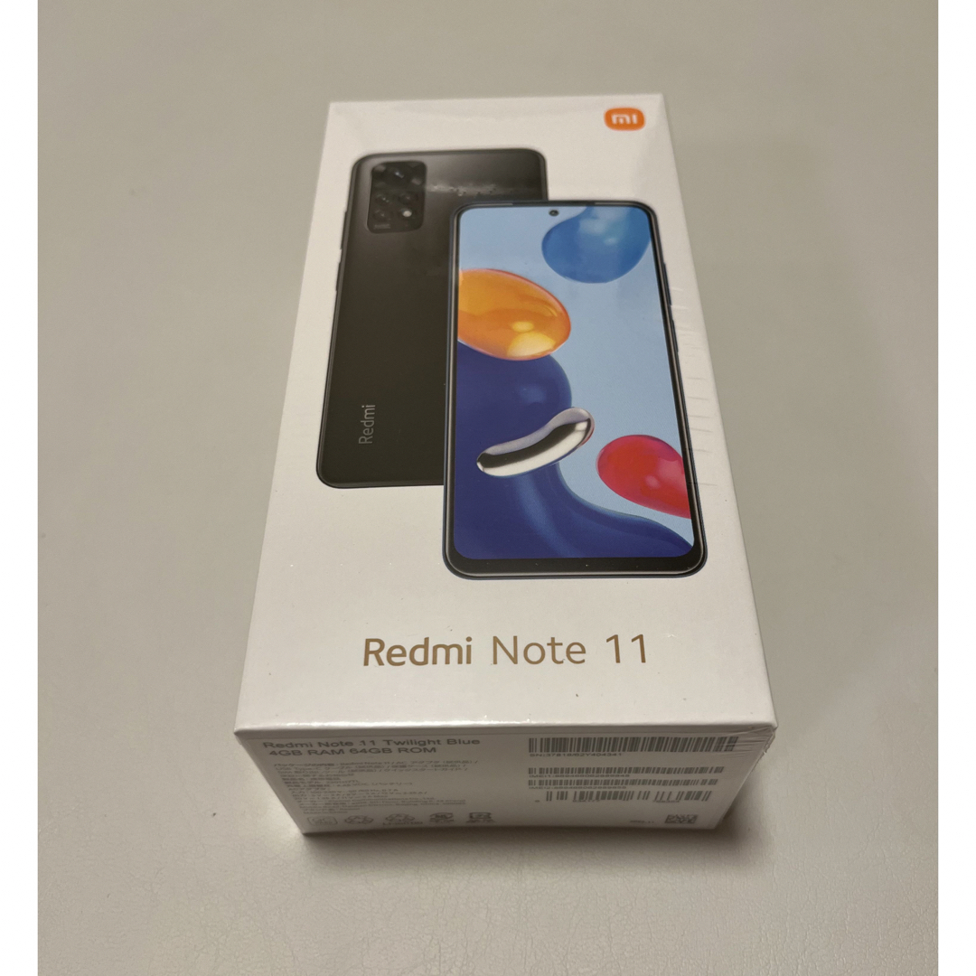 スマートフォン本体redmi note 11