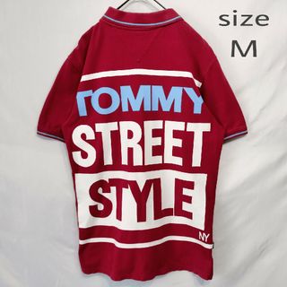 トミー(TOMMY)の【インパクト！】トミーヒルフィガー TOMMY ポロシャツ ビッグプリント(ポロシャツ)