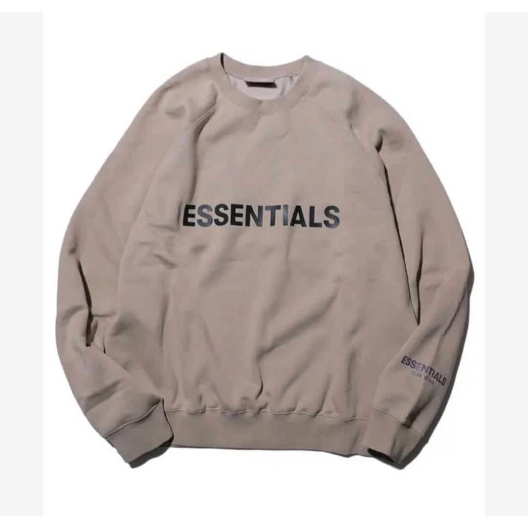 Essentials crewneck Sweatshirt スウェット タン