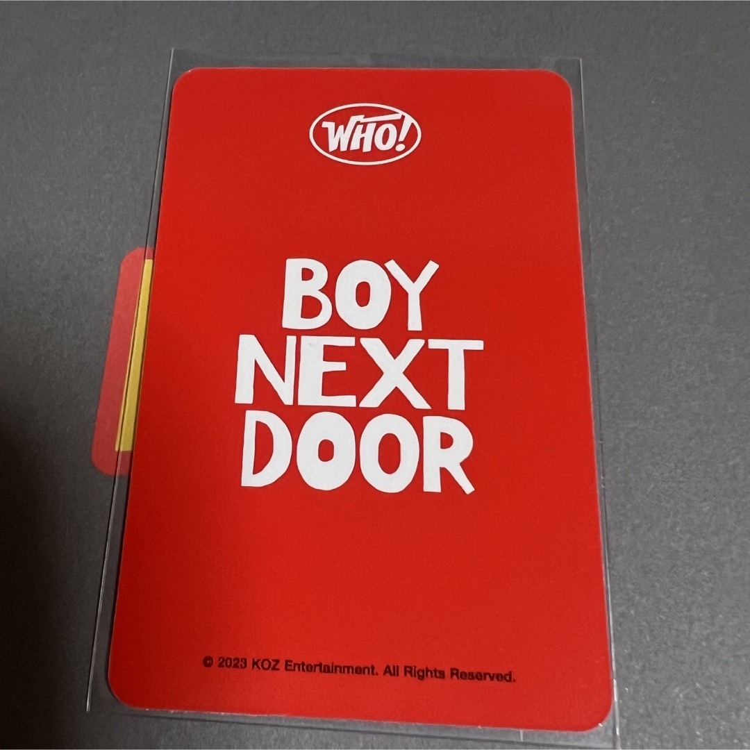 BOYNEXTDOOR リウ shopee トレカ 特典